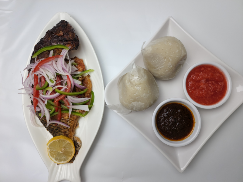 Banku Tilapia – Sankofa Restaurant